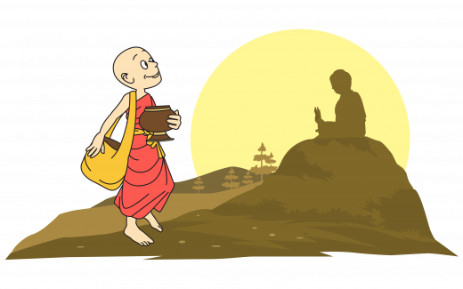 Monk Illustrations