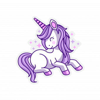 Unicorn stickers