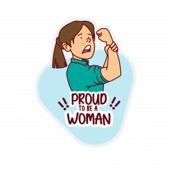 Women's Day stickers
