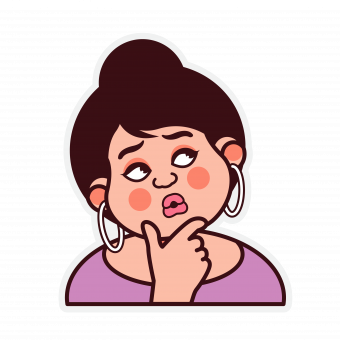 Women Expression Stickers