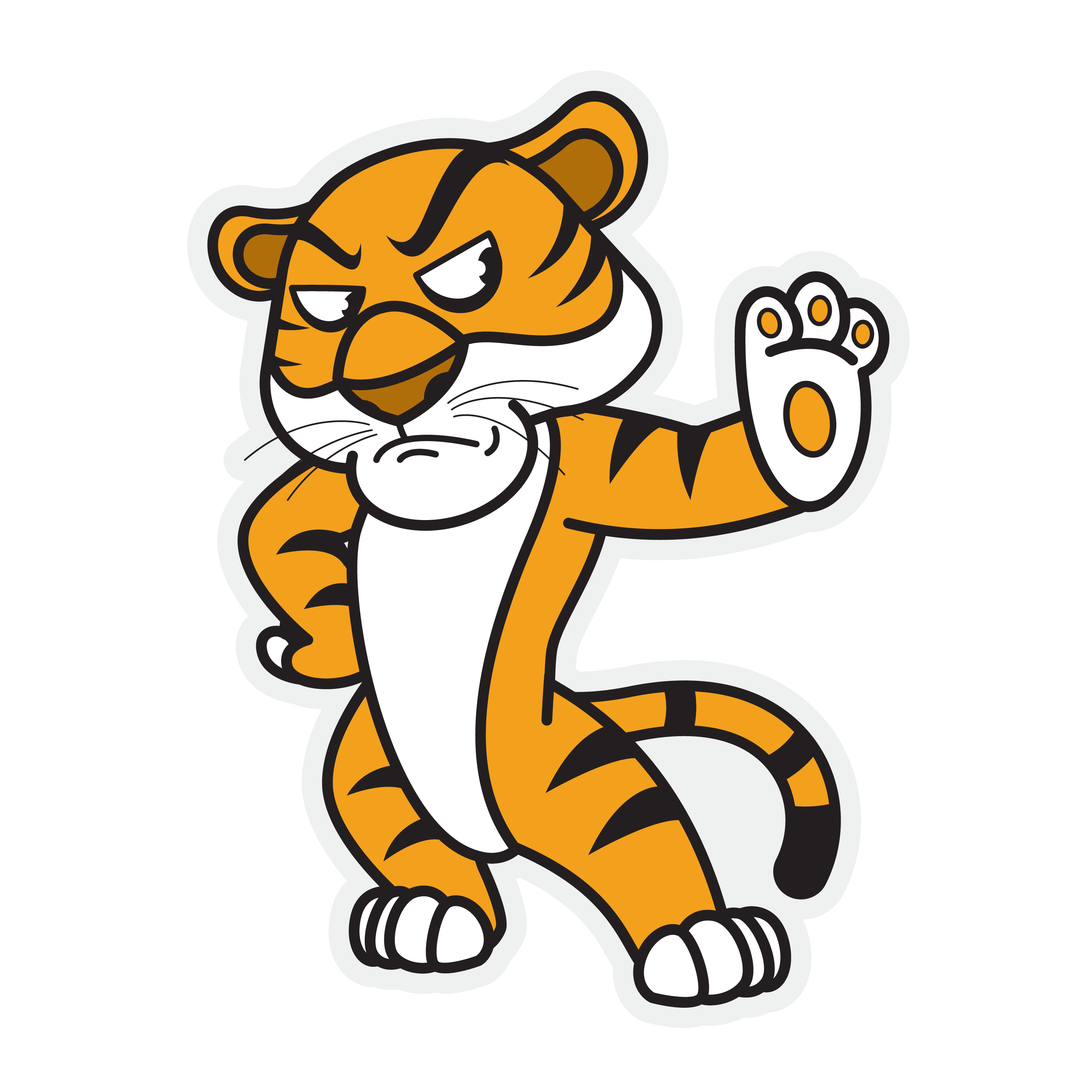 Tiger stickers discount