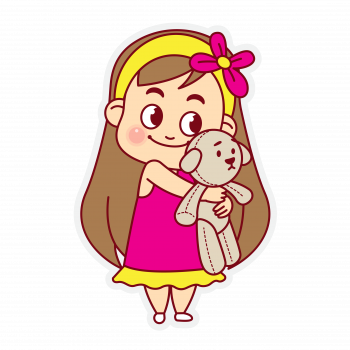 little-girl-sticker