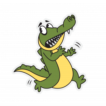 Crocodile Stickers