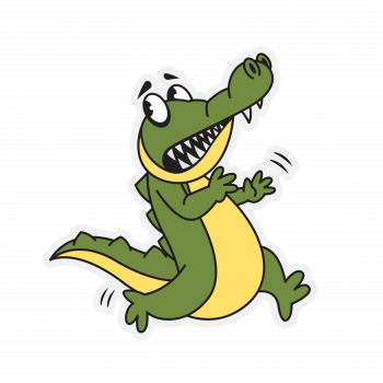crocodile-sticker