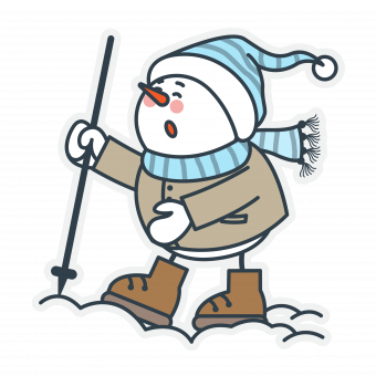 Snowman Stickers